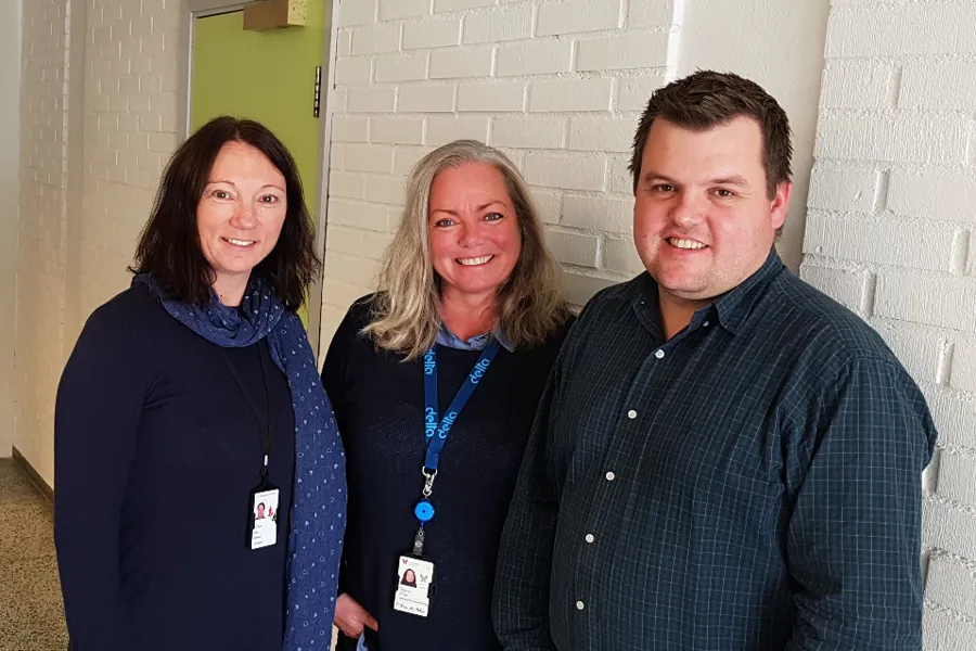 Fiona Skjennem, Tone Lie Nilsen og Marius Bjørndalen