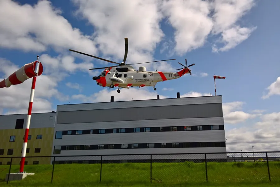 Illustrasjonsbilde helikopter på Kalnes